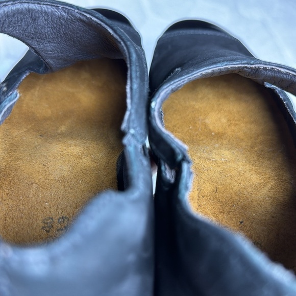 Naot Womens Black Leather T Strap Mary Jane Pumps Low Heel Comfort Shoes 9 - Picture 12 of 17